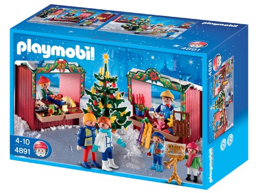 Imagen 3 de Playmobil Navidad - Mercadillo navideño (4891)