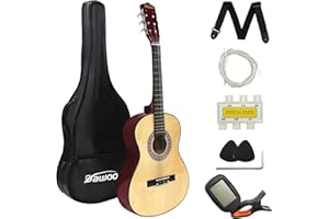 DAWOO 3/4 Size Acoustic Guitar,36 inch Classic Guitar,A Quality Choice for Beginners and Music Lovers.(36 inch)