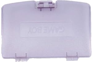 GBC Batterie Abdeckung, ENDARK Kunststoffreparatur Rückendeckel Teile Ersatz Akkufachdeckel für GBC Gameboy Color System (2 stücke Transparent Violett)