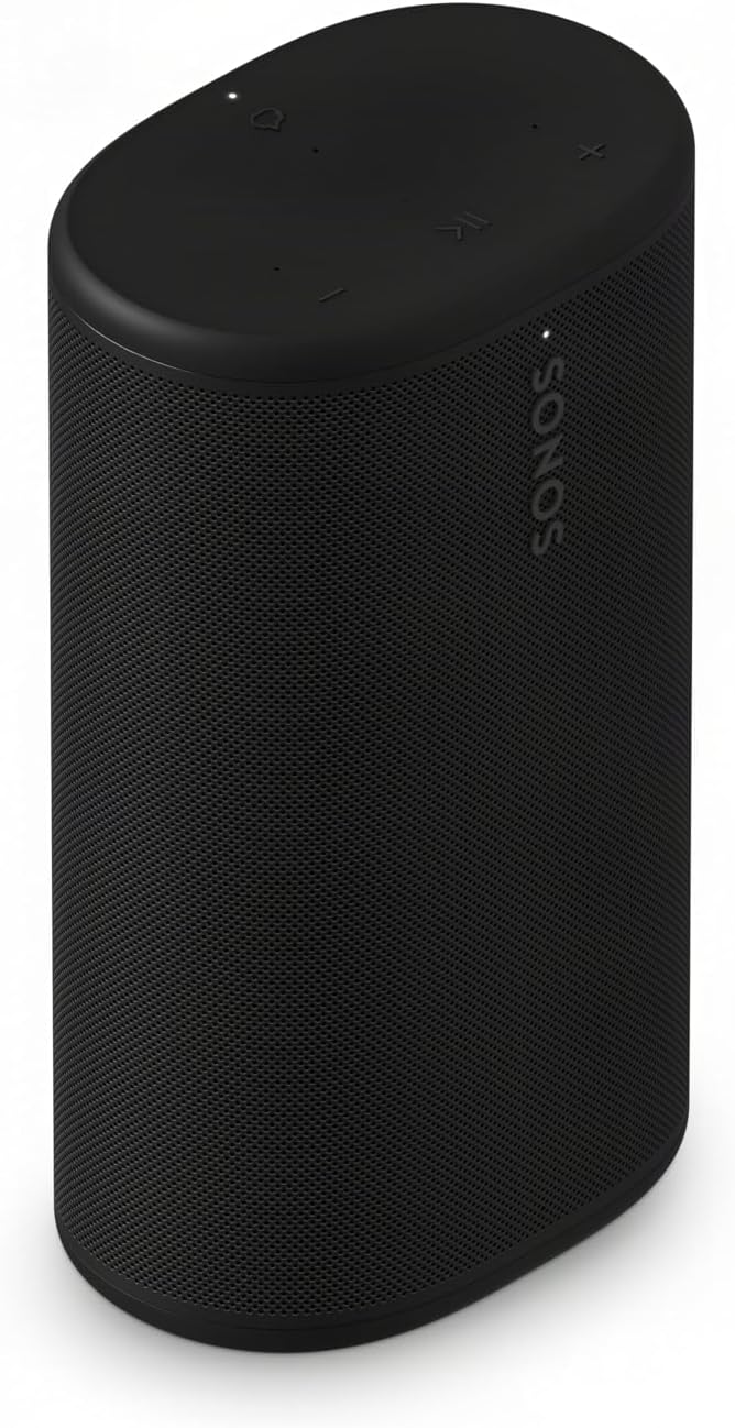Sonos Introducing Play | Powerful, portable, and ready for anything, Play delivers big stereo sound and all-day battery life wherever you go. (Black)