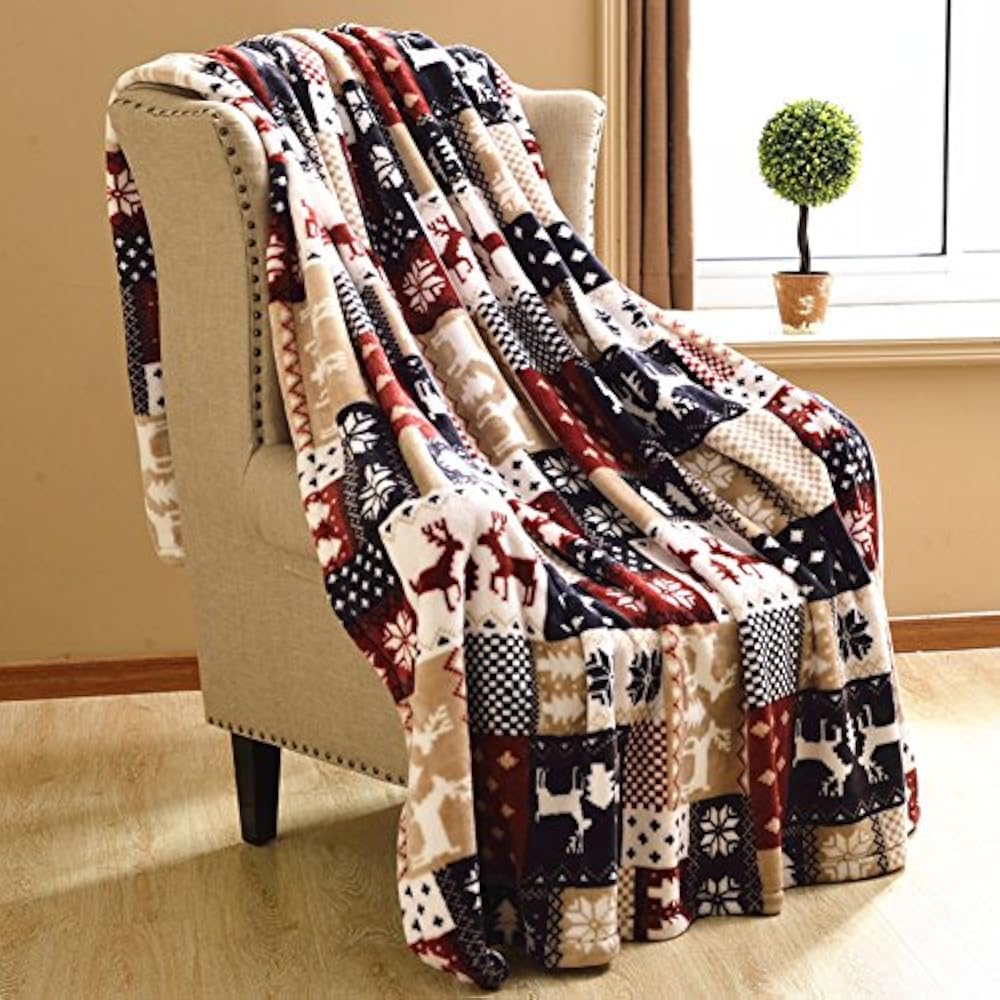 новогодний вязаный плед. красный новогодний плед. плед хлопок 150x200 ruby. новогодний плед. новогодний вязаный плед.