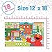 Sesame Street Biodegradable Table Topper Disposable Stick-on Placemat, 18-Count