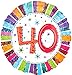 Produktbild Verkauf durch Lollipop 1 Stück Folien-Rundballon 'Radiant Birthday 40', ca. 45 cm Ø, mit Gasfüllung / Ohne Gruß-Karte