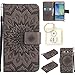 Produktbild für Galaxy A5(2015) Hülle,Geprägte Muster Handy hülle / Tasche / Cover / Case für das Samsung Galaxy A5(2015) PU Leder Flip Cover Leder Hülle Kunstleder Folio Schutzhülle Wallet Tasche Etui Standfunktion Kredit Kartenfächer+Schlüsselanhänger (T) (4)