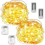 Absolutamente no es un Battery Eater - La batería AA fresca (no incluida) puede durar hasta 5 días con iluminación constante encendiendo, dejar en modo intermitente; con el temporizador establecido durante 6 horas cada día, durarán más de medio mes sin problemas.