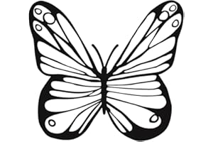 Tatuaje Inkster - Mariposa Fina | Tatuajes Temporales Veganos Impermeables para Adultos - Color Certificado Cosmético de la UE - Tatuaje Revolucionario de 2 Semanas
