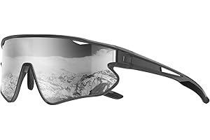 HENGOSEN Sports-Sunglasses Polarised-Sunglasses-Mens Cycling-Running Sun-glasses : Driving Motorbike Fishing UV400 Protection