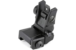 UTG/Leapers MNT-955 Low Profile Flip-up Slim Rear Sight Dual Aiming Aperture