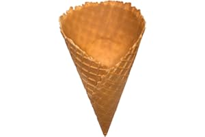 JASPERT EISWAFFELN Cucuruchos de helado cuernecitos daneses "Cono grande" 170xØ100mm (40 piezas)