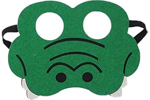 Jtnohx Masques Animaux en Feutrine, 10 Masques d'Halloween Enfant, Accessoires de Fête D'anniversaire Costume D'animaux