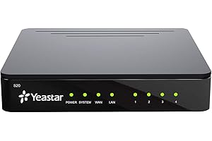 YeaStar S20 S20-000 VoIP SIP IP PBX 20 Ext IVR VM Skype 0 FXS 0 FXO 0 GSM
