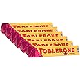 Toblerone Fruit & Nut with Raisins, Honey & Almond Chocolate Bar Pack of 6, X 100 Gram
