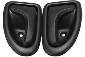 Viviance 1 par de manija de Puerta Interior Delantera Trasera Izquierda y Derecha Compatible con Renault Megane Clio Scenic Trafic