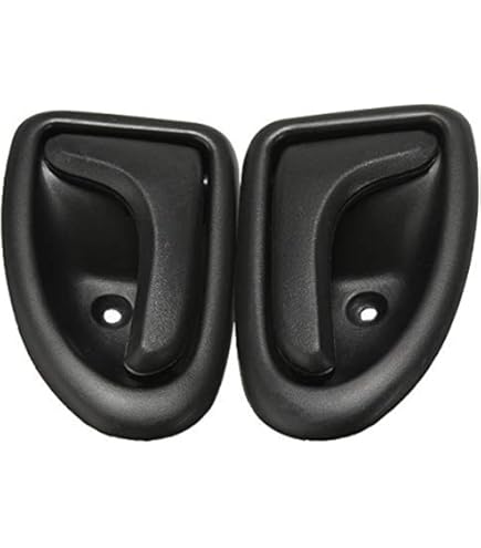 Juego de manijas para puerta interior de coche para Renault Megane 3 (color: negro) 809600007R / 809540001R BBB