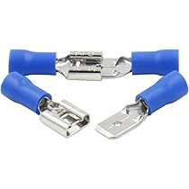 Terminali Femmina A Sgancio Rapido 6,3x0,8mm - Isolati In Vinile Per Cavi 0,5-1,5mm² - Confezione Da 100 - Foto 11