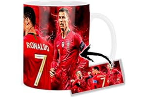 MUGSVILLE Cristiano Ronaldo Cr7 C Tasse Keramikbecher Mug