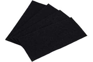 BIITFUU 4 Unids Filtro de Esponja de Carbono Hoja de Espuma Purificador de Aire Reemplazo Pad Activado Universal Active Carbon Sponge Filter