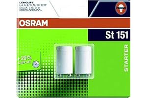 Osram Starter 151 Longlife, för enkel växling av lysrör, 2-pack