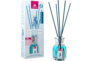 CRISTALINAS | Ambientador Mikado Clásico | Aroma Bebé y Colonia | 100% Puro | Ternura | Larga Duración 8 Semanas | 40ml | 0% Alcohol