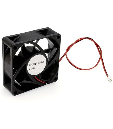 Ventola HXH HDH0712UA 12V 0.35A 70x70x25mm (7025) 2 Fili, Raffreddamento - Foto 2