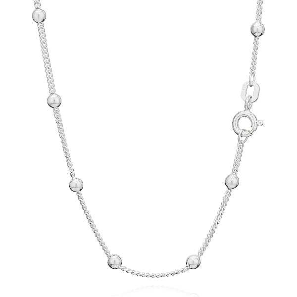 NKlaus Collana Veneziana In Argento 925 – Catena D’argento Massiccio 45cm (larghezza 1,00mm, Peso 2,6gr)