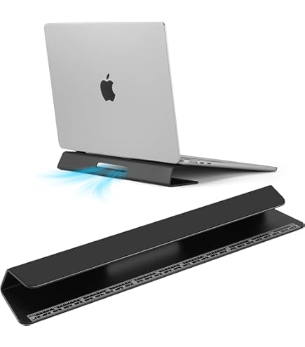 Supporto Laptop In Lega Di Zinco Ultra Sottile - Leggero, Stabile E Con Dissipazione Calore! - Foto 3