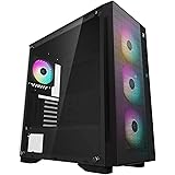 DeepCool MATREXX 55 MESH ARGB 4F Case PC, Computer Desktop Supporta la Scheda Madre E-ATX, Pannello Frontale in Mesh, con 4 V