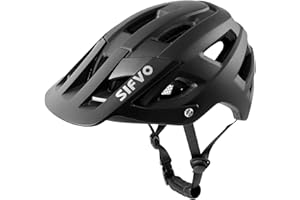 SIFVO Casque Velo Homme Femme, Casque Velo Route avec Visière Casque Velo Adulte Casque Velo VTT Multi-Sport Sûr et Confortable 54-62cm 【M/L】