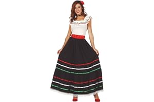FIESTAS GUIRCA Disfraz de Mexicana Anaís para Mujer
