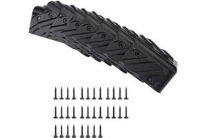 YUNSEITY 8Pcs Speaker Cabinet Corner Protectors, Plastic Right-Angle Corner Protector for Cabinet Guitar Amplifier Stage Speakers