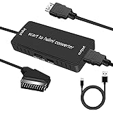 HDMI-Scart-Adapter für TV Scart zu HD 720P/1080P-Konverter für HDTV/Monitor/STB/Xbox/PS3/Sky-DVD