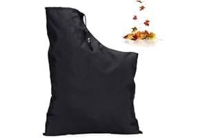 MEISO Sac Aspirateur Universel pour Souffleur de Feuilles, Sac Souffleur de Feuilles, Sacs de Rechange pour Aspirateur de Jardin, Grande Capacité, Idéal pour Jardin, Parc, Espaces Verts