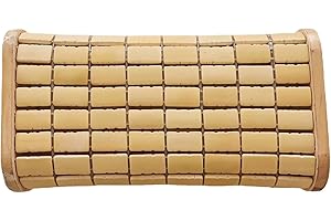 QTQHOME Bamboo Sauna Headrest Pillow, Wooden Wood Neck Rest Head Support Sauna Accessories Headrest for Relaxing Home Gym Saunas Spa Spas Steam Rooms