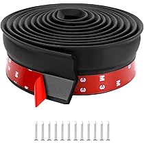 Guarnizione Per Porta Da Garage Da 3 Metri, Guarnizione In Gomma Per La Soglia Inferiore Di Porte Basculanti O Standard Impedisce Infiltrazioni Dacqua Foglie Polvere Vento Acqua Piovana 86137354 - Foto 6