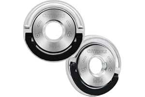 RUNYU Lot de 2 écrous de serrage rapide pour meuleuse d'angle, écrou de serrage rapide M14 avec levier auto-bloquant, installation rapide, changement de disque abrasif, sans outils