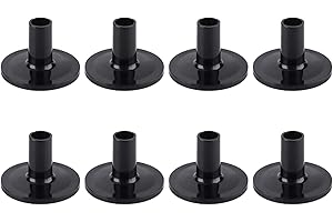 AGATIGE 8 piezas de fundas de platillo, soporte de platillo con bridas largas de plástico negro, accesorio de Percusión Tambor Manga instrumentos musicales para batería
