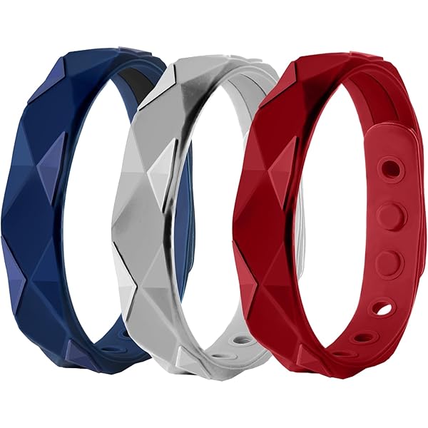 Pack 3 Llaveros Antiestáticos Kiuiom - Descargador Electricidad Coche, Colores Rojo, Azul, Verde