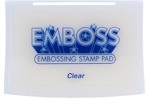 Tsukineko Embossing Stempelkissen - Groß - Beständig gegen Ausbleichen - Transparent - Embossing