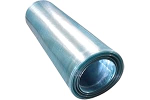 ZOUXIKOU Polycarbonate Roofing Sheet, UV Resistant Greenhouse Clear Film, Transparent Insulation Polycarbonate Sheet for Gardening, Farming, Agriculture, Canopy, Easy to Cut (Clear, 49.2ft x3.2ft)