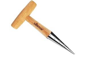 Gardtech planta bulbi strumenti di piantagione bulbi in acciaio inox con calibrazione set per semina dibbers per la semina in giardino