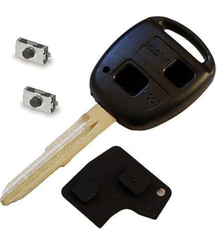 Chiave Completa Toyota Con Transponder 4C, 434 MHz, Lama TOY47, 2 Pulsanti, Da Programmare - 4