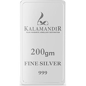 999 Purity Silver Bar Laxmi | A Timeless Investment | Sealed for Safety Gift for Diwali, Wedding, Puja | BIS Hallmarked | Sealed & Tamper-Proof Packaging - Kalamandir Jewellers