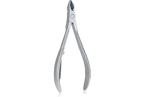 Credo Solingen Pelle Pinza 10 cm, punte arrotondate, Cromo Opaco