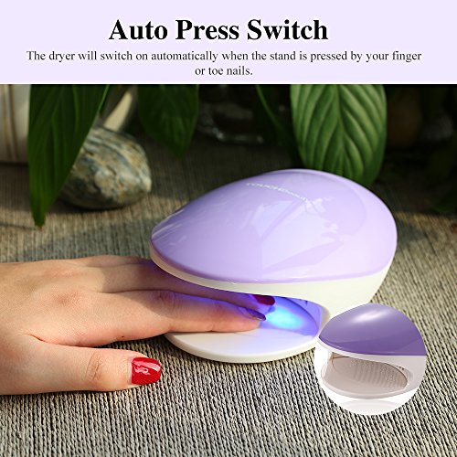 TOUCHBeauty TB-1439 Tragbarer 2 in 1 LED Nageltrockner mit Lüfter für Schellack und Gel - 4