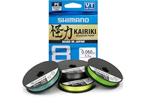 Shimano Kairiki 8 59WPLA68R0 Mantis grön flätad fiskelina 300 m