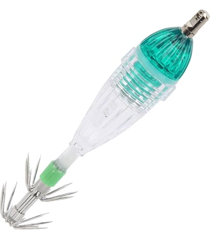 Leurre Calmar Lumineux OriGlam – Jupe En PVC, Yeux Réalistes, Phosphorescent, Pour Eau Douce Et Salée