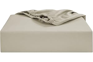 Soroor® Bedding & Linen | Microfibre Single Fitted Sheet, Beige - Deep Pocket 12 inch (30 cm) | Super Soft Fabric, Easy Care, Strong Elastic Hem Bed Sheet | 120 x 190 x 30 cm (UK Small Double / 4FT)