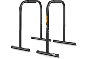 TREX SPORT Dip Barren TX-040DS | Dip Station bis 200 kg, höhenverstellbar | Calisthenics Equipment