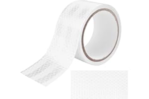 Bosmsaslad Cinta Reflectante Adhesiva, 5cm x 10 m Reflectores Alta Visibilidad Impermeable Pegatinas Seguridad, Cinta Reflectante Precaución, Cinta Advertencia Peligro Autoadhesiva Adhesivo Protección