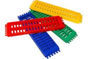 ANPLAST Unisex – Erwachsene Leiter Aufwickler 5 x 17cm Vorfächer Spender Montagen Winder 5 Stück, Rot, Weiß, Blau, Gelb, Grün